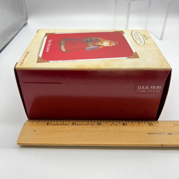 Hallmark Keepsake THE DECISION Santa Claus Ornament New In Box 2003 - Picture 9 of 9